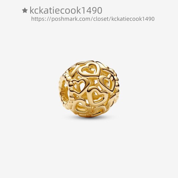 Pandora Openwork Heart Charm - Picture 1 of 3